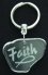 Faith Crystal Key Ring -  