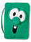 Veggie Larry Plush Bible Cover: Green, Medium  -  Zondervan