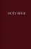 NRSV Pew Bible: Dark Red, Hardback -  