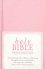 NIV Christening Bible: Pink, Leather look Hardback -  Bible Socie International;International Bible Society