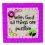 Felt scripture magnet With God all things are possible -  