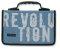 Revolution Nylon Bible Cover: Stone Blue, Medium 