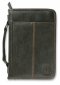 Aviator Leather Look Bible Cover: Brown, XL