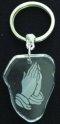 Prayer Crystal Key Ring