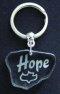 Hope Dove Crystal Key Ring