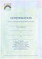 Confirmation Certificate Green / Blue - Pack of 10