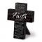 Faith Mini Metal Message Cross