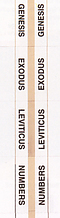 Index Tabs: Std, Gold Edge