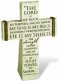 Resin Desktop Cross: The Lord Is My Rock