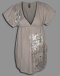 Inner Beauty Dress Top Grey Large