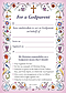 Pink Godparent Card - Pack of 10