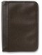 Pebbled Organizer Leather Large Chocolate Bible Cover