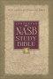 NASB  Study Bible: Navy, Bonded Leather