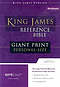 KJV Personal Size, Giant Print Bible: Navy, Bonded Leather