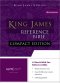 KJV Compact Bible: Navy, Premium Leather-Look, Button Flap