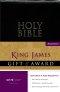 KJV Gift & Award Bible: Black, Imitation Leather, 