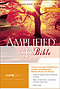 Amplified Bible: Burgundy, Bonded Leather