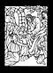 The Life of Jesus Stained Glass Coloring Book