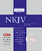 NKJV Wide Margin Reference Bible: Blue, Hardback