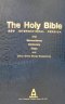NIV Large Print Bible: Navy Blue, Hardback