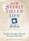 NKJV New Spirit Filled Life Bible: Black,  Genuine Leather Thumb-Indexed