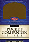NKJV Pocket Companion Bible: Brown, Leathersoft