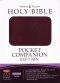 NKJV Pocket Companion Bible: Tan, Bonded Leather, Slip Tab Closure