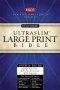NKJV UltraSlim Bible: Black,  Bonded Leather, Large Print 