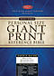 NKJV Personal Size Reference Bible: Black,  Bonded Leather, Giant Print