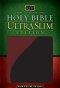 KJV Ultraslim Bible: Mahogany/Black,  LeatherSoft