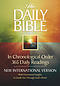 NIV Daily Devotional Bible: Paperback, Chronological