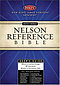NKJV Reference Bible: Black, Bonded Leather, Thumb Index