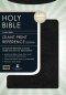KJV Personal Size Reference Bible: Black, Leather, Giant Print
