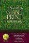 KJV Giant Print Bible: Burgundy, Bonded Leather, Reference ,