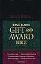KJV Gift and Award Bible: Black, Leatherflex