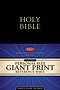 NKJV Personal Size Bible: Black, Bonded Leather,  Giant Print