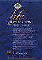 KJV Life Application Study Bible: Burgundy, Bonded Leather, Large Print