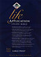 KJV Life Application Study Bible: Black, Bonded Leather, Large Print