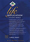 KJV Life Application Study Bible: Black, Bonded Leather, Large Print 