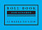 Sunday School Roll Book 54 Names