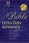 KJV Ultrathin Reference Bible: Burgundy, Bonded Leather