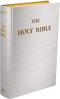 Douay- Rheims Bible: White, Leather