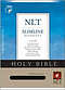NLT Slimline Reference Bible: Black, Bonded Leather