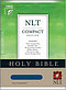 NLT Compact Bible: Navy, LeatherLike