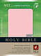 NLT Compact Bible: Pink/Grey Suede, Imitation Leather