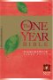 NLT One Year Large Print Bible: Hardback