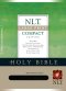 NLT Large Print, Compact Bible: Black, Bonded Leather