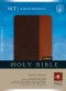 NLT Slimline Reference Bible: Brown and Tan, Bonded Leather