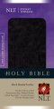 NLT Pocket Thinline Bible: Black, Bonded Leather