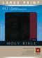 NLT Premium Slimline Reference Bible: Burgundy, LeatherLike, Large Print 
